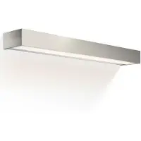 DECOR WALTHER Badkamerlamp Box 60 N LED Wandmodel Nikkel Geborsteld 3000 Kelvin