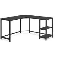Mazazu - Hoekbureau - Computerbureau - Zwart - L-vormig - 138 x 138 x 76 cm