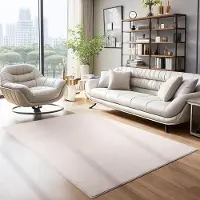 Muratap Sky soft uni basic vloerkleed laagpolig effen kleur - woonkamer