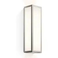 DECOR WALTHER Wandlamp Bauhaus 1 N, dimbaar, alu / grijs / zink, Badkamer, metaal, Modern, Wandlamp