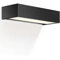 DECOR WALTHER Badkamerlamp Box 25 N LED Wandmodel Mat Zwart
