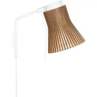 Secto Design Petite 4630 Muurlamp Walnut veneer | Directly to the wall