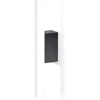 DECOR WALTHER Wandlamp Omega 2, dimbaar, zwart, Slaapkamer, metaal, Modern, wandlamp