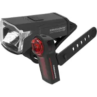 Trelock verlichtingsset LS 440 LIGHTHAMMER 40 USB & Vector Basic SET Set