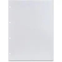 Hama Fotokarton met glassine, 23,3 x 31 cm, geperforeerd, 25 vel, wit