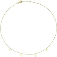 Jackie 14K Gold L.O.V.E ketting van 14 karaat geelgoud