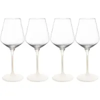 Villeroy & Boch Witte Wijnglas Manufacture Rock (Set van 4)