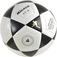 MIKASA FT-4 Voetbal Zwart, Wit