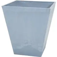 Mega Collections Ecostone Vierkante Grijze Plantenpot - Mega Collectie 41 x 45 cm