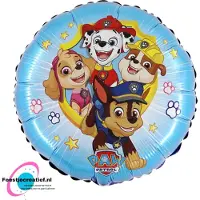 Grabo Folieballon - Paw patrol in actie - 45cm - Zonder vulling