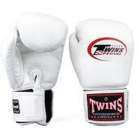 Twins special BGN Bokshandschoenen - Echt Leer - Wit 14 oz