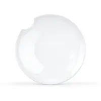 Tassen set van 2 diepe borden met hap eruit 24 cm - 75