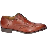 Floris van Bommel 19425 Nette veterschoenen | Maat 10.5 Heren Cognac