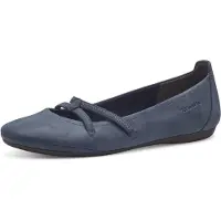 Tamaris Ballerina met riempjes navy