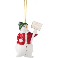 Villeroy & Boch Christmas Classics kersthanger sneeuwpop Wit