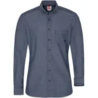 Spieth & Wensky Klederdracht overhemd 'Trachtenhemd Fischach' blauw