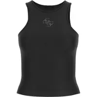 GUESS Top 'Guendalina' zwart / zilver