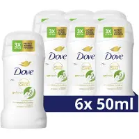 Dove - Anti-Transpirant Deodorant Stick - Advanced Care - Cucumber & Green Tea - 6 x 50 ml