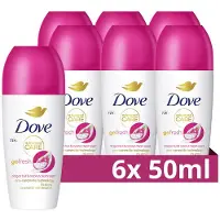 Dove - Anti-Transpirant Deodorant Roller - Advanced Care - Dragon Fruit & Coconut Cream - 6 x 50 ml