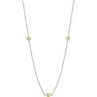 Ti sento Ketting van zilver met kristal 34036YP