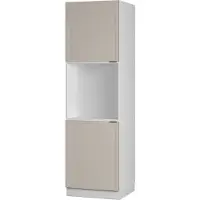 Vicco Fame-Line Ovenombouwkast – 60 cm met open kast GrijsBeige
