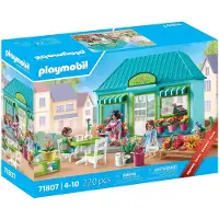 Playmobil - Bloemenwinkelcafé - 71807 - 220 Onderdelen - - OneSize - Speelgoed