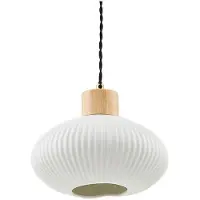 LINDBY Hanglampe , Paulie, dimbare, Wit, Woonkamer, Keramiek, Modern