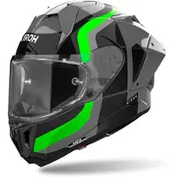 Airoh GP 800 Competition Carbon Zwart Grijs Groen Integraalhelm Maat XS