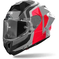 Airoh GP 800 Competition Carbon Zwart Grijs Rood Integraalhelm Maat L
