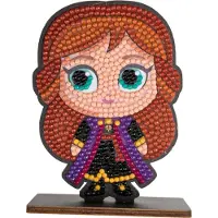Craft Buddy CAFGR-DNY029, Kinderset voor het maken van diamanten schilderijen, geschikt voor kinderen vanaf 6 jaar, meerkleurig