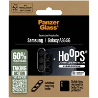 PanzerGlass Screenprotector geschikt voor Samsung Galaxy A36 Glazen | Hoops Camera Lens Protector - Case Friendly