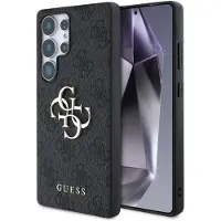 GUESS 4G Metal Logo Backcover voor de Samsung Galaxy S25 Ultra - Zwart