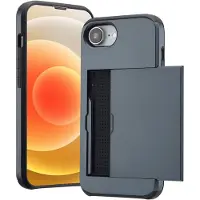 IMoshion Backcover met pasjeshouder voor de Apple iPhone 17e / 16e - Donkerblauw