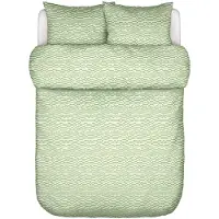 Marc O'Polo Dekbedovertrek Harpa Fern Green Satijn-240 x 200 / 220 cm | Lits-Jumeaux