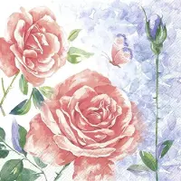IHR - Lunch servetten - Aquarell rose