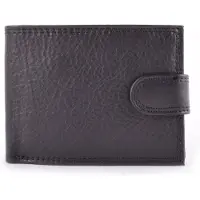 Giuliano lederen herenportemonnee - Zwart - Made in Italy