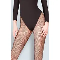 Gabriella Visnet Panty - Kabarette 151 - Zwart - Maat: XL/XXL