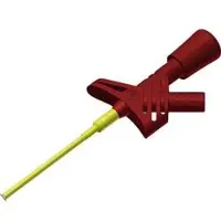 Hirschmann Test & Measurement KLEPS 1600 rt Veiligheids-krokodilklem Steekaansluiting 2 mm CAT II Rood