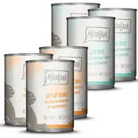 MjAMjAM - Kattenmonopack I met 3*kip en 3*kalkoen 6x400g - 3x kip, 3x kalkoen