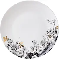 Heinen Delfts Blauw Avondbloem - Ontbijtbord - 20,5 cm