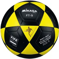 MIKASA Voetbal FT-5 Goalmaster Zwart – Geel