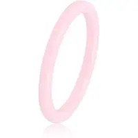 My Bendel - Onbreekbare Smalle Roze Keramieken Ring 2 Mm - Keramieken Ring • 2 Mm • Roze - met Luxe Cadeauverpakking | Sieraden Voor Dames | Maat 19.00 Mm / Maat 60