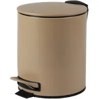 Urban Living "DESERT" BADKAMERAFVALEMMER 5L MET PEDAAL EN SOFT-CLOSE DEKSEL D21XH26CM