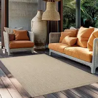 Muratap Solid binnen en buiten vloerkleed indoor & outdoor laagpolig effen - 280x370 cm