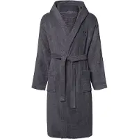 Chiemsee unisex badjas met capuchon 100% katoen maat S - XXL grijs