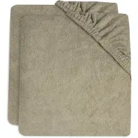 Jollein Aankleedkussenhoes Badstof 75x85cm Olive Green (2pack)