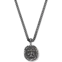 Frank 1967 Frank1967 7FN-0039 zodiac ketting - 60CM - weegschaal - Cadeau voor mannen - Sterrenbeeld