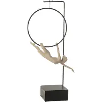 J-Line Gymnaste hoepel gamma resin beige/zwart