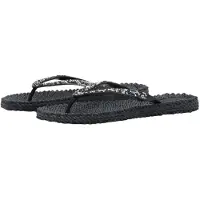 Ilse jacobsen Teenslipper 'CHEERFUL 03G' donkerblauw / zilver