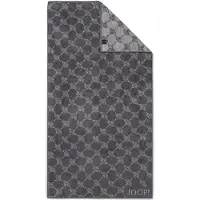 JOOP! Handdoeken Cornflower Douchehanddoek Antraciet 80 x 150 cm